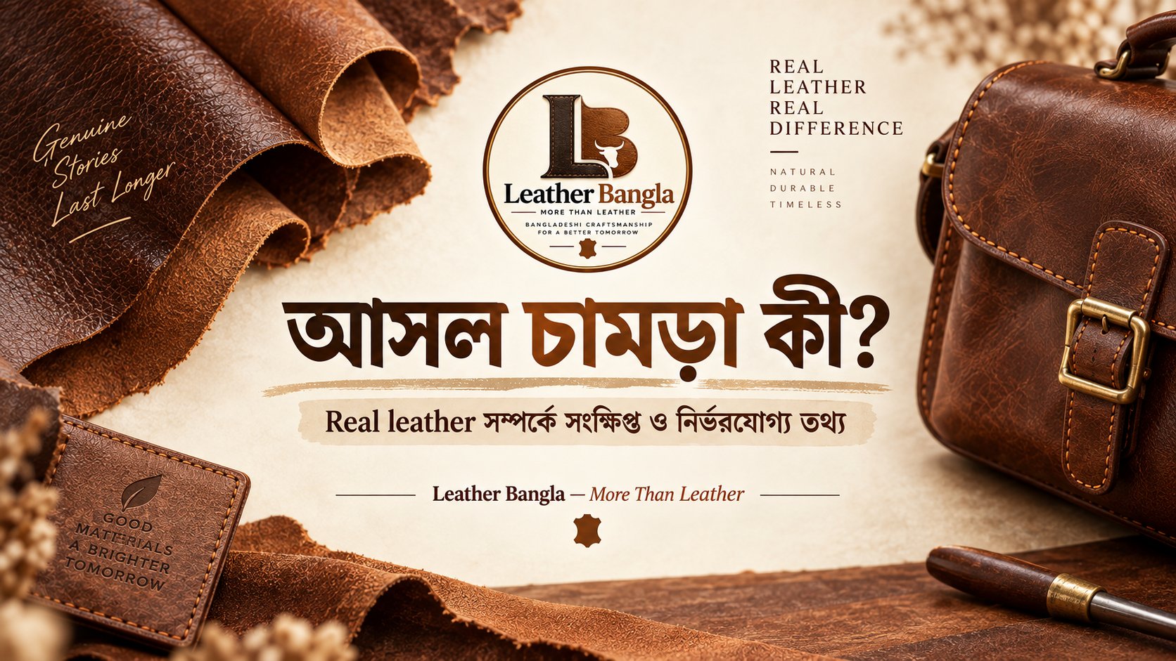 আসল চামড়া চেনার সহজ উপায়